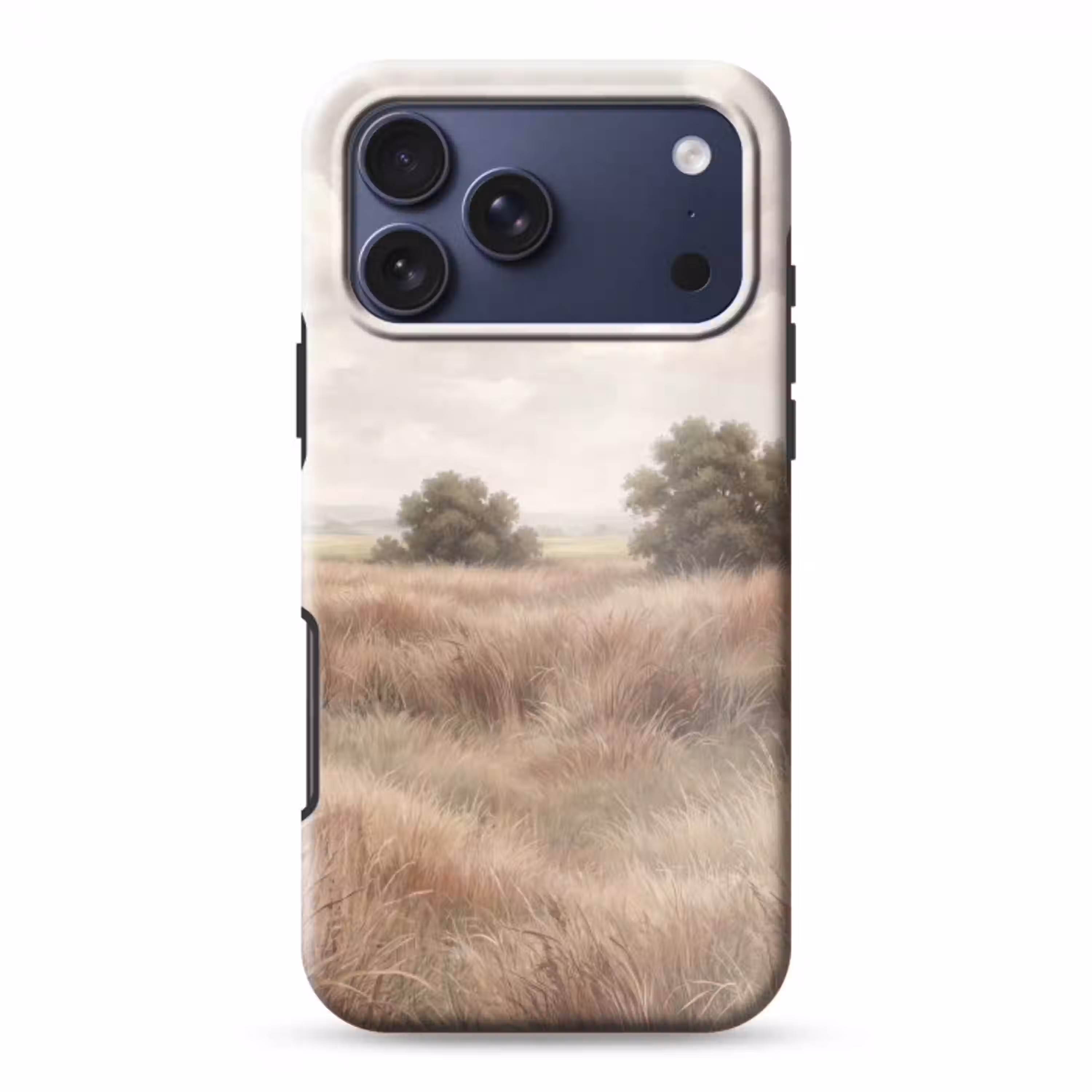 Landschap - Minimalistisch - Beige Toughcase MagSafe Apple iPhone 17 Pro Max klein -3d
