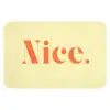Nice - Oranje - Geel - Minimalistisch Badmat klein -3d