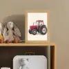 Trekker - Minimalistisch - Illustratie - Rood Light Box met kabel (Kinderlampje) klein -sfeer2_kind