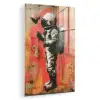 Graffiti - Astronaut - Street art - Ruimte - Banksy plexiglas 5mm klein -zzzproduct_nieuw