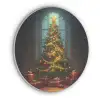 Kerstboom - Cadeau - Kerst - Winter Akoestische PET Vilt - Rond klein -3d