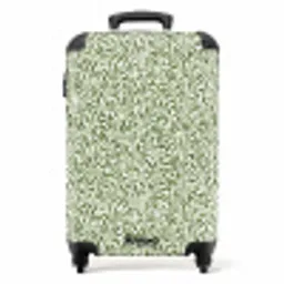 Botanisch - Takken - Groen NBS - Handbagage koffer - Volwassenen Unisex middel -productfoto_recht