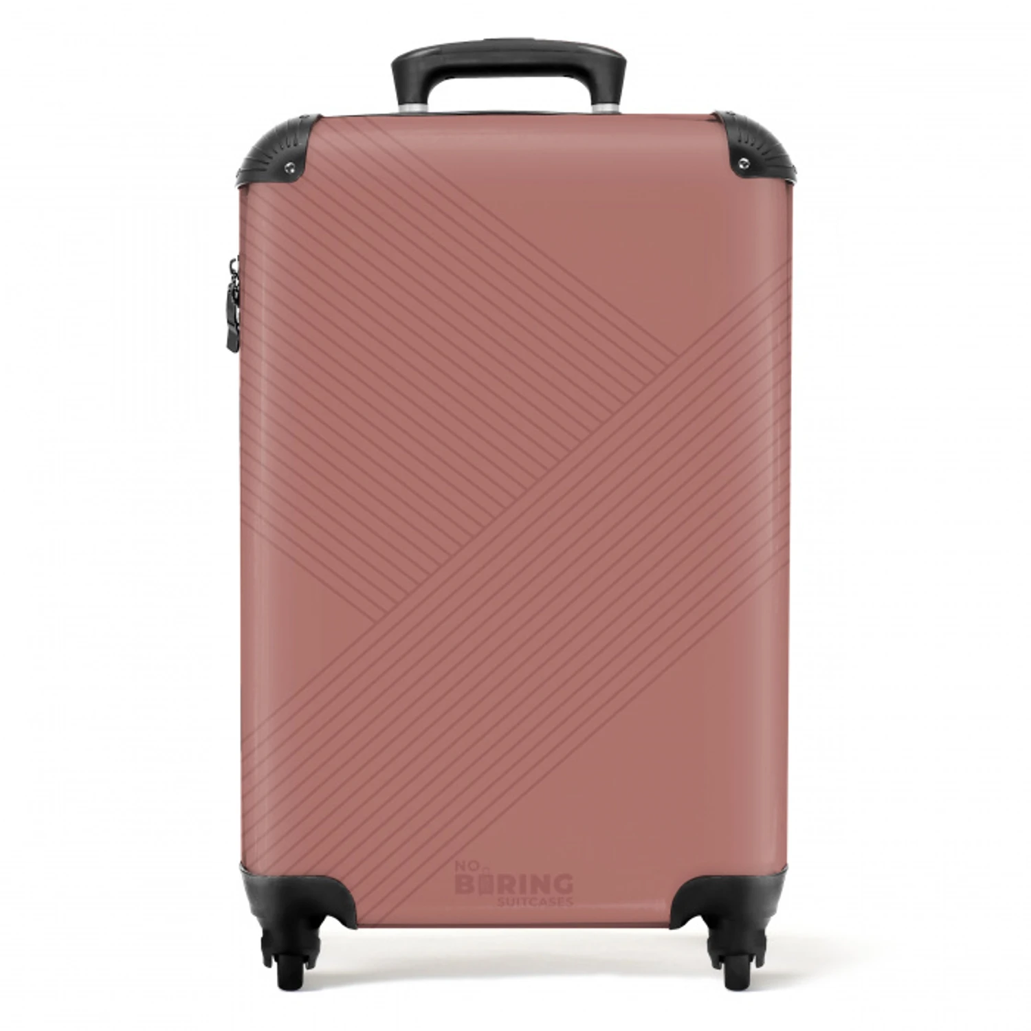 Minimal - Kruisende lijnen op NBS - Handbagage koffer - Unisex middel -productfoto_recht
