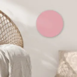 Roze - Kleuren - Interieur - Effen - Kleur Wandcirkel kunststof plaat 5mm dik klein 188 -sfeer5