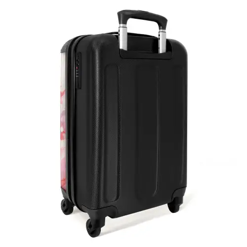 Roze Renner NBS - Handbagage koffer - Unisex middel -achterkant