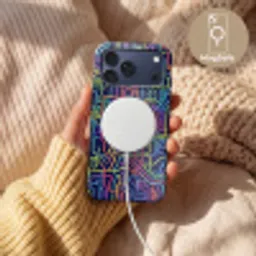 Retro - Abstract - Neon Toughcase MagSafe Apple iPhone 17 Pro Max klein -USP_MagsafeV