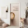 Koffie - Obessive Coffee Disorder - Beige deurposter klein -sfeer6
