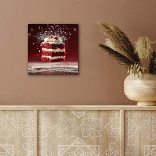 Rode - Velvet - Taart - Eten aluminium wit klein -sfeer4