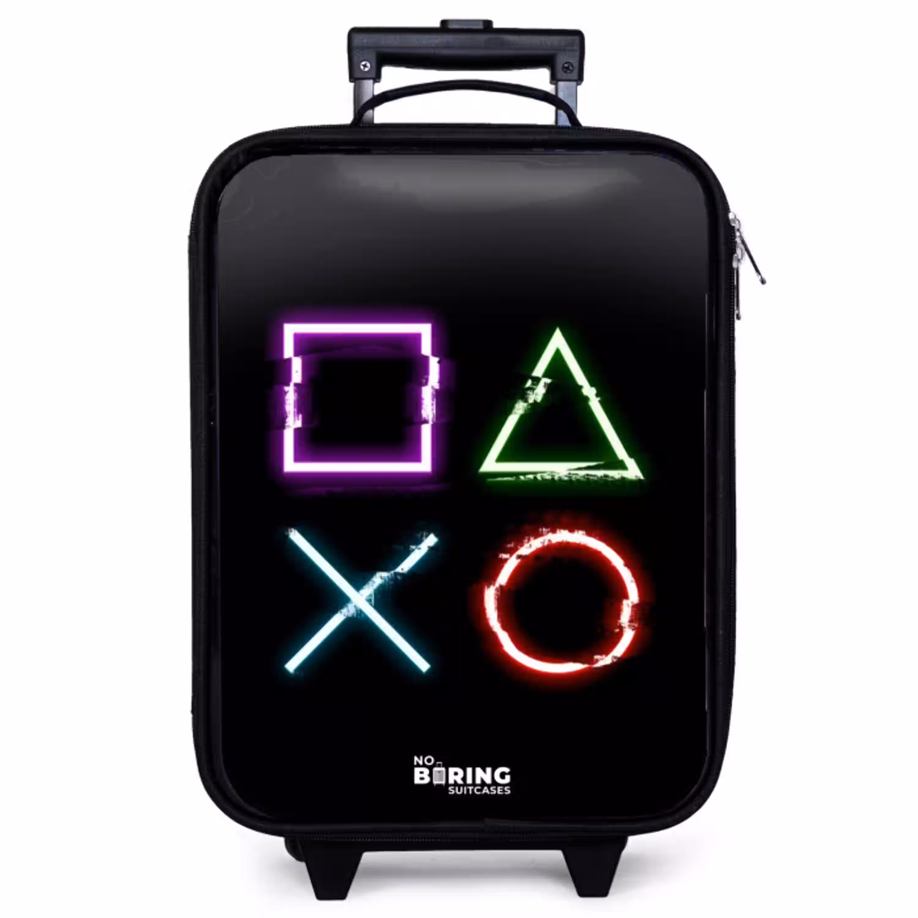 Knoppen van een gameconsole Kinderkoffer - Zwart klein -zzz_website3d