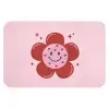 Bloem - Roze - Hartjes WCmat klein -3d