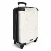 Terracottaspetters op crèmekleur NBS - Handbagage koffer - Kinderen Unisex middel -productfoto_3d