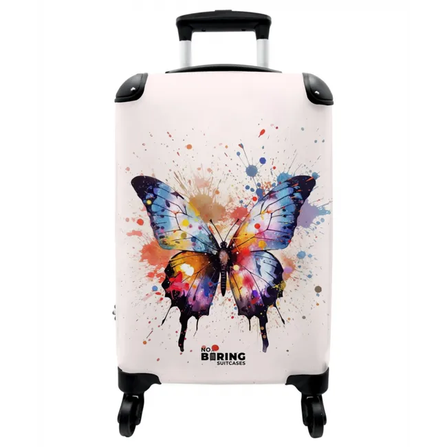 Suitcase - Butterfly explosion