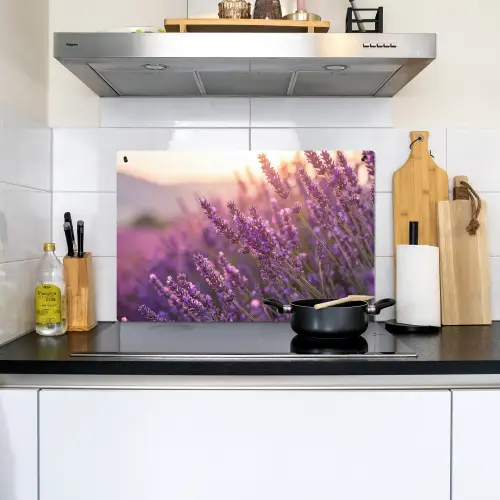 Lavendel - Paars - Zonlicht Inductie beschemer met haakjes klein -sfeer2