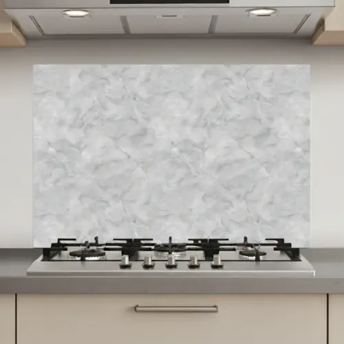 Grijs - Marmer - Mat keuken achterwand spatscherm klein 900 -3d_website