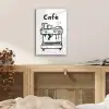Illustratie - Café - Koffiemachine - Kopjes plexiglas 5mm klein -sfeer4