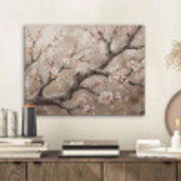 Bloesem - Takken - Schilderij - Beige - Serene PET vilt klein -sfeer1