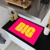 Dream big - Roze - Geel - Minimalistisch Inductie beschemer met haakjes klein -sfeer1