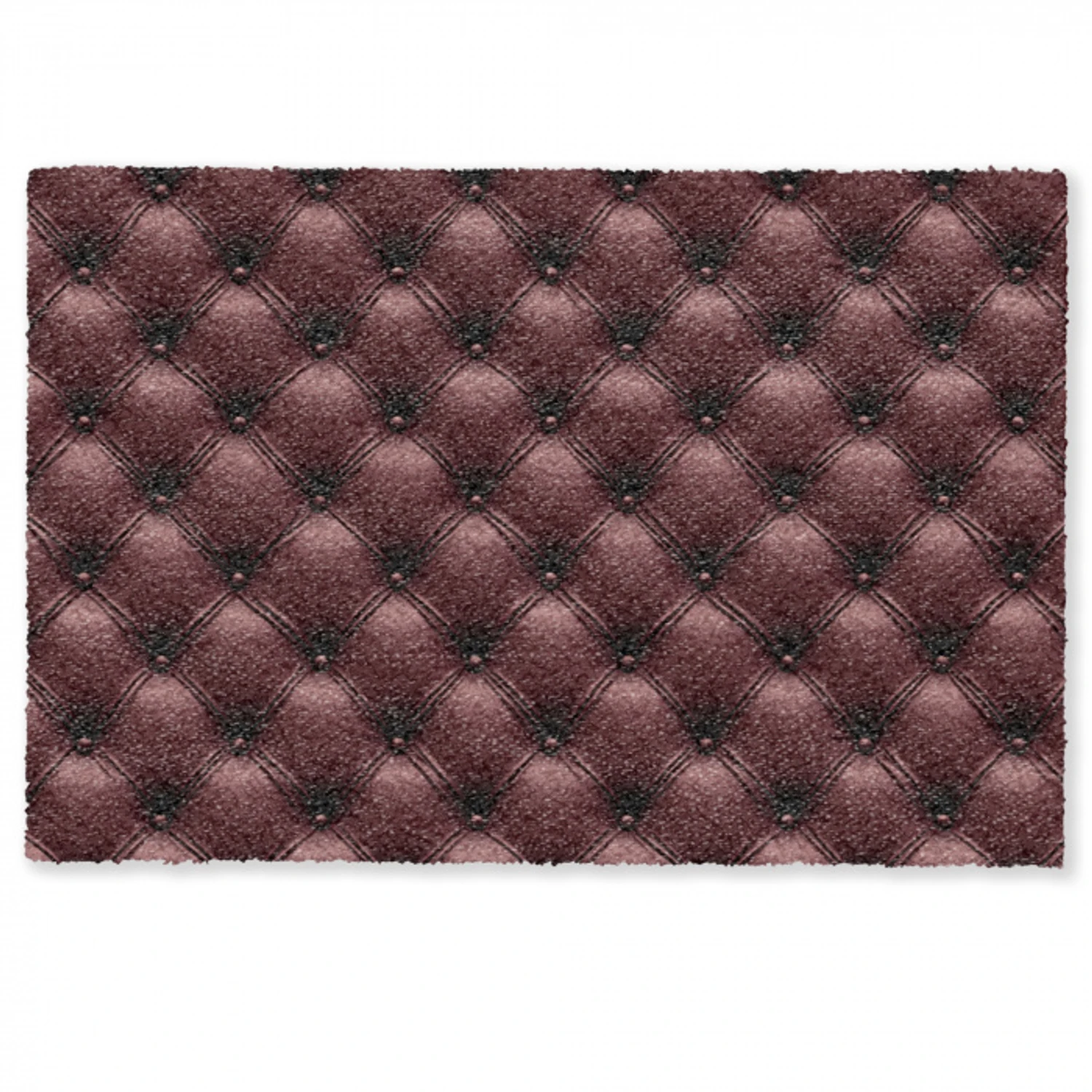 Leer - Patroon - Bordeaux Deurmat klein 898 -zkaufland3d