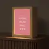 BBQ - Quote - Roze - Zomer Light Box met kabel (Tafellamp) klein -z3d_website