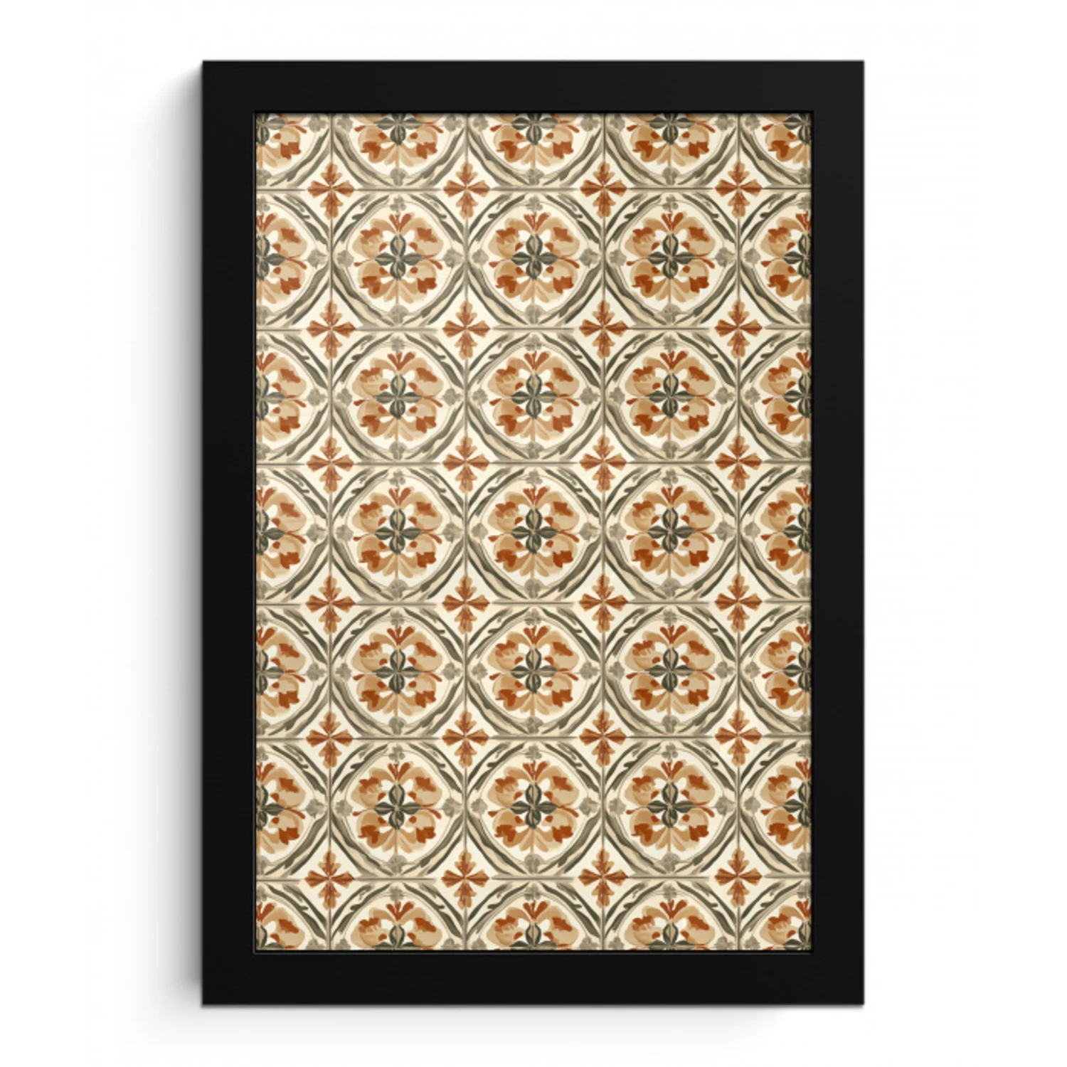 Elegant - Antiek - Kleurrijk fotolijst zwart zonder passe partout klein 224 -3d