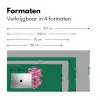 Abstract - Pink - Lijnen - Groen Muismat XXL klein -sfeer5