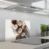 Kokosnoten - Bruin - Shaduw keuken achterwand spatscherm klein -3d_schuin
