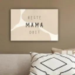 Quotes - Beste mama ooit - Mama - Spreuken canvas 2cm klein -sfeer3