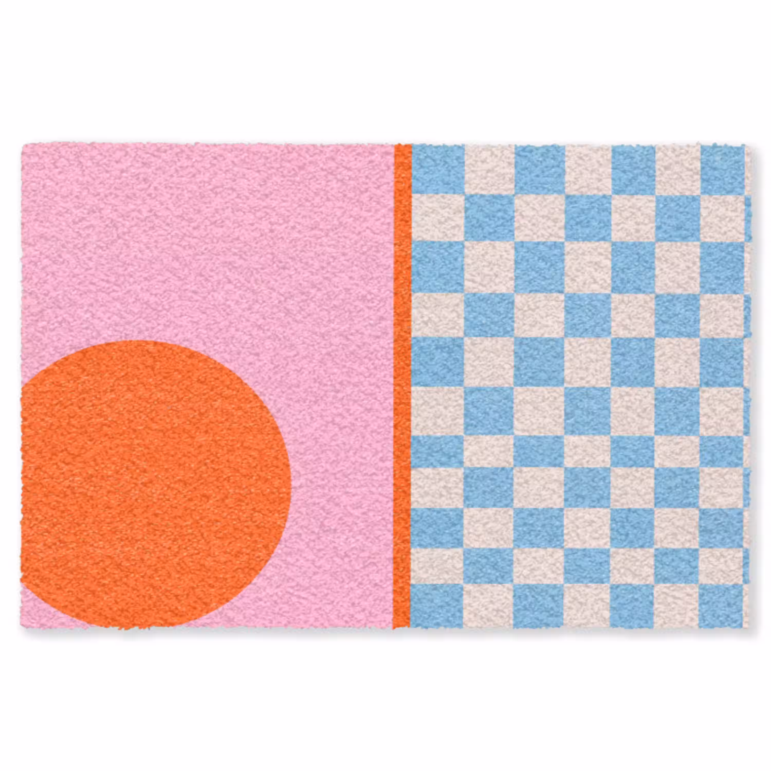 Abstract - Vormen - Geometrisch - Modern - Kleurrijk Vloerkleed Rechthoek klein -3d