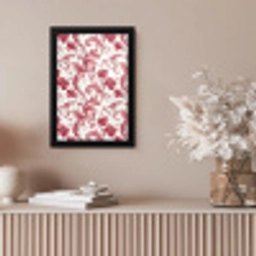 Barok - Patroon - Rood fotolijst zwart zonder passe partout klein 224 -sfeer5