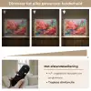 Olieverf - Kunst - Abstract - Kleurrijk Light Box met batterij (Wandlamp) middel -USP_dimbaarNL