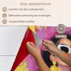 Vrouw - Hoed - Paars - Wijn keuken achterwand spatscherm klein -spatscherm_NL