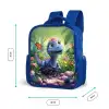 Donny Dino Kinderrugzak - Blauw middel -productfoto_formaten