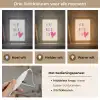 Hart - Valentijn - Tekst Light Box met kabel (Wandlamp) klein -USP_lichtkleurNL