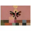 Illustratie - Vogel - Vlakken - Kleurrijk poster papier klein -3d