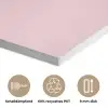 You're doing great - Roze - Bubble letters PET vilt klein -closeup_DE