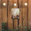 Olieverf - Bloemen - Kleurrijk - Natuur tuinposter los doek klein -sfeer1