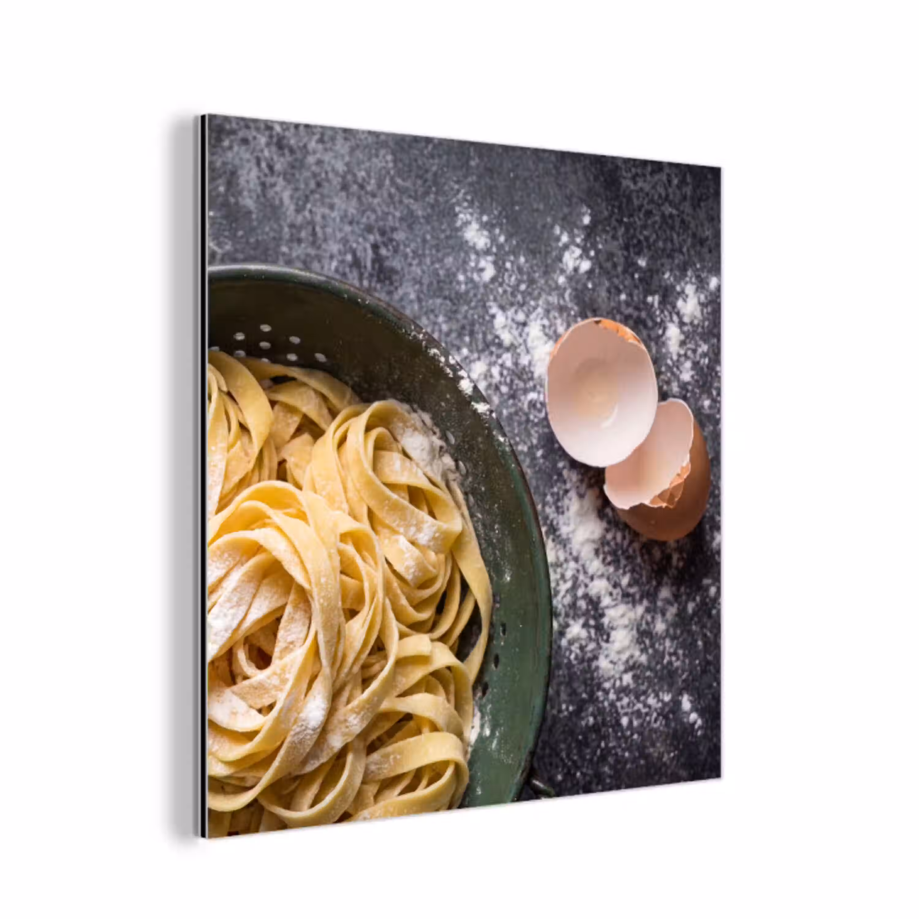 Pasta - Keuken - Eten aluminium wit klein -3d