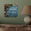 Merry Christmas - Blauw - Kerst - Winter plexiglas 5mm klein -sfeer3