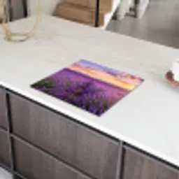 Lavendel - Veld - Natuur - Paars Inductie beschermer vinyl 3mm middel -sfeer8
