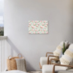 Rozen - Vogels - Pastel - Kleurrijk Tuinposter op houten frame 2 cm dik klein 845 -sfeer1