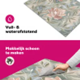 Elegant - Romantiek - Roze Inductie beschermer vinyl 3mm klein -wsfeer6_website