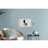 Cirkels - Strepen - Minimalistisch - Zwart Muursticker klein -plant