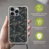 Abstract - Lijnen - Blauw - Goud Hoesje iPhone 16 Pro Max met koord klein 804 -sfeer2_NL