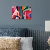 Vormen - Bochten - Kleurrijk - Abstract poster papier klein -sfeer2