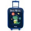 Ruimte - Dino - Planeten - Sterren Kinderkoffer - Blauw klein -zz3dotto