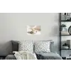 Cappuccino - Schuim - Schotel - Beige Muursticker klein -slaapkamer