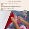 Bloem - Bloesems - Roze - Abstract keuken achterwand spatscherm klein -spatscherm_NL