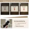 Paard - Galop - Bruin - Stippen Light Box met batterij (Wandlamp kind) middel -USP_dimbaarNL