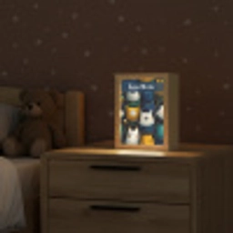 Dieren - Ruimtepakken - Sterren Light Box met kabel (Kinderlampje) klein -sfeer1_kind
