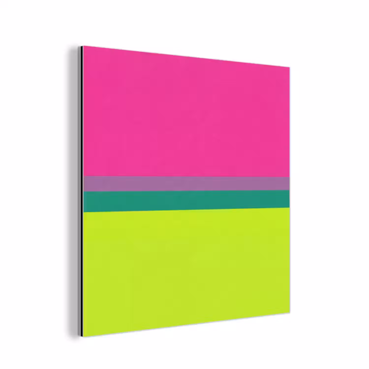 Aluminium schilderij - Strepen - Modern - Kleurrijk